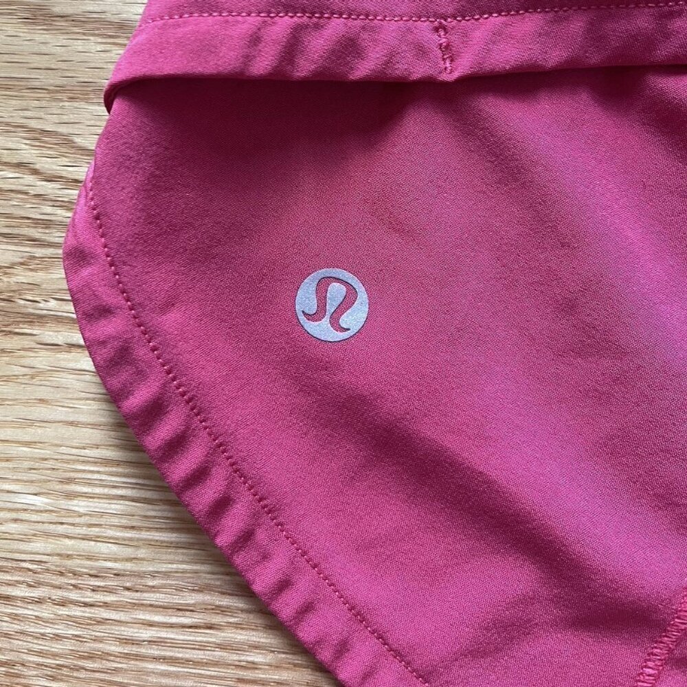Lululemon LULULEMON SPEED UP SHORT 2.5" FUCHIA PINK ZEN GARDEN MULTI SIZE 4 - Picture 11 of 14
